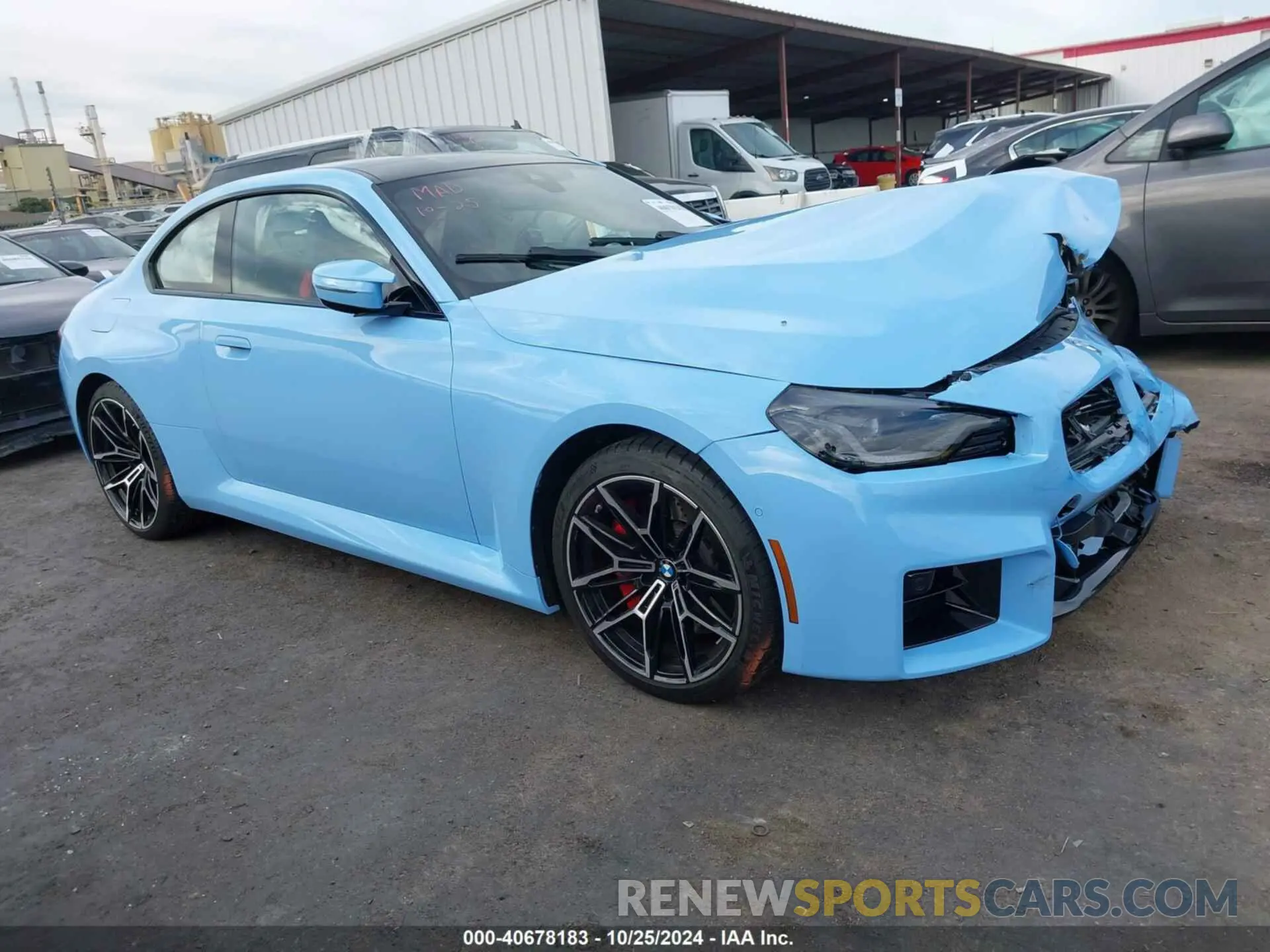 1 Photograph of a damaged car 3MF13DM05R8D81986 BMW M2 2024