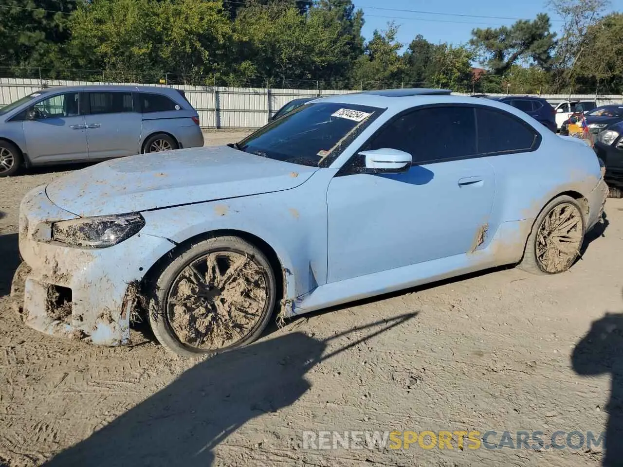 1 Photograph of a damaged car 3MF13DM07R8D97218 BMW M2 2024