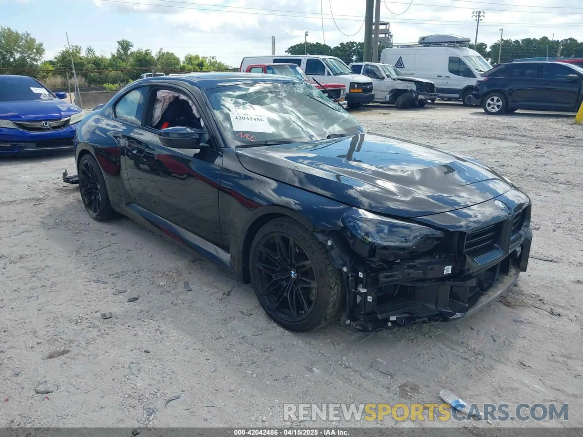 1 Photograph of a damaged car 3MF13DM0XR8D99996 BMW M2 2024