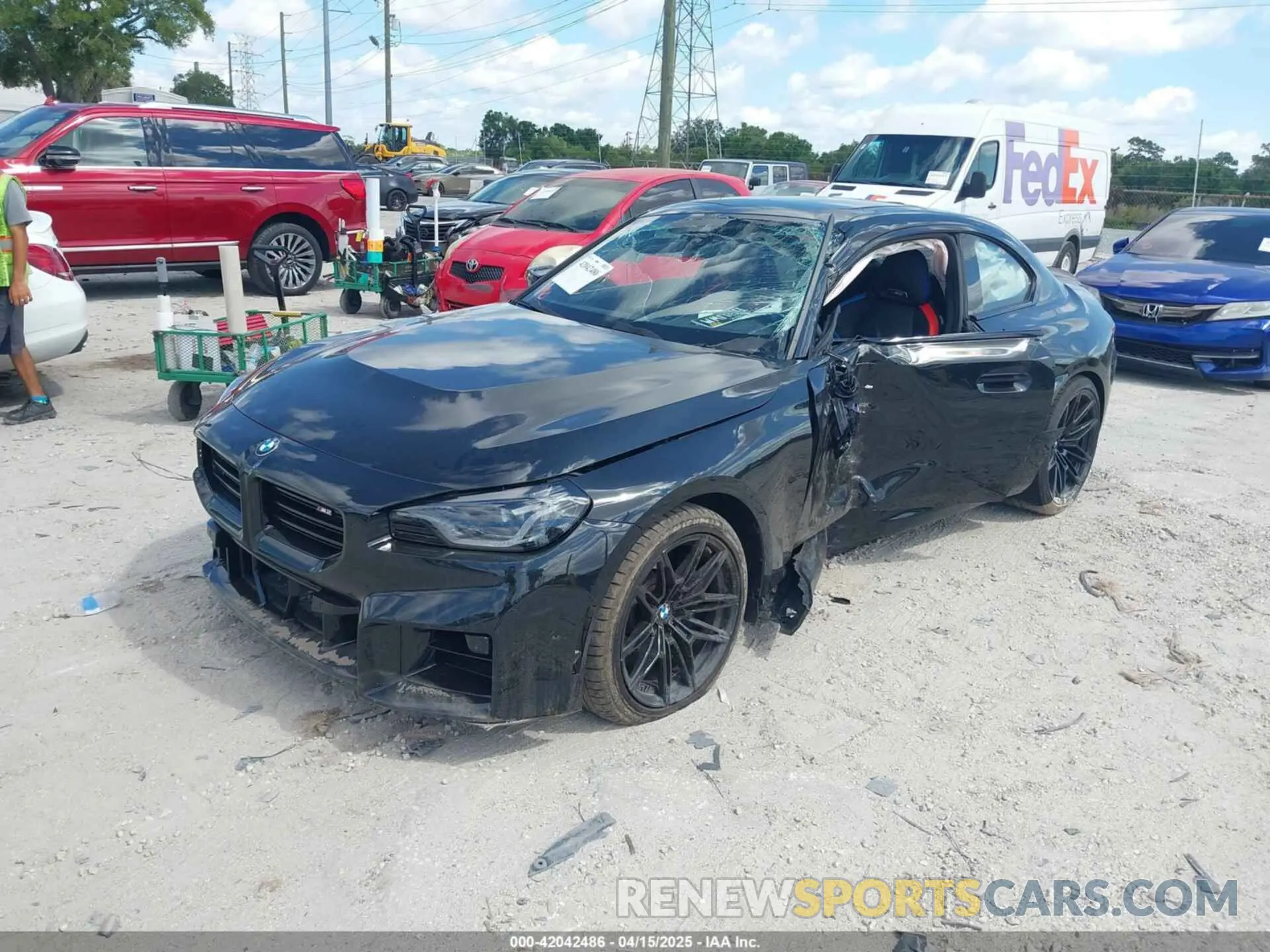 2 Photograph of a damaged car 3MF13DM0XR8D99996 BMW M2 2024