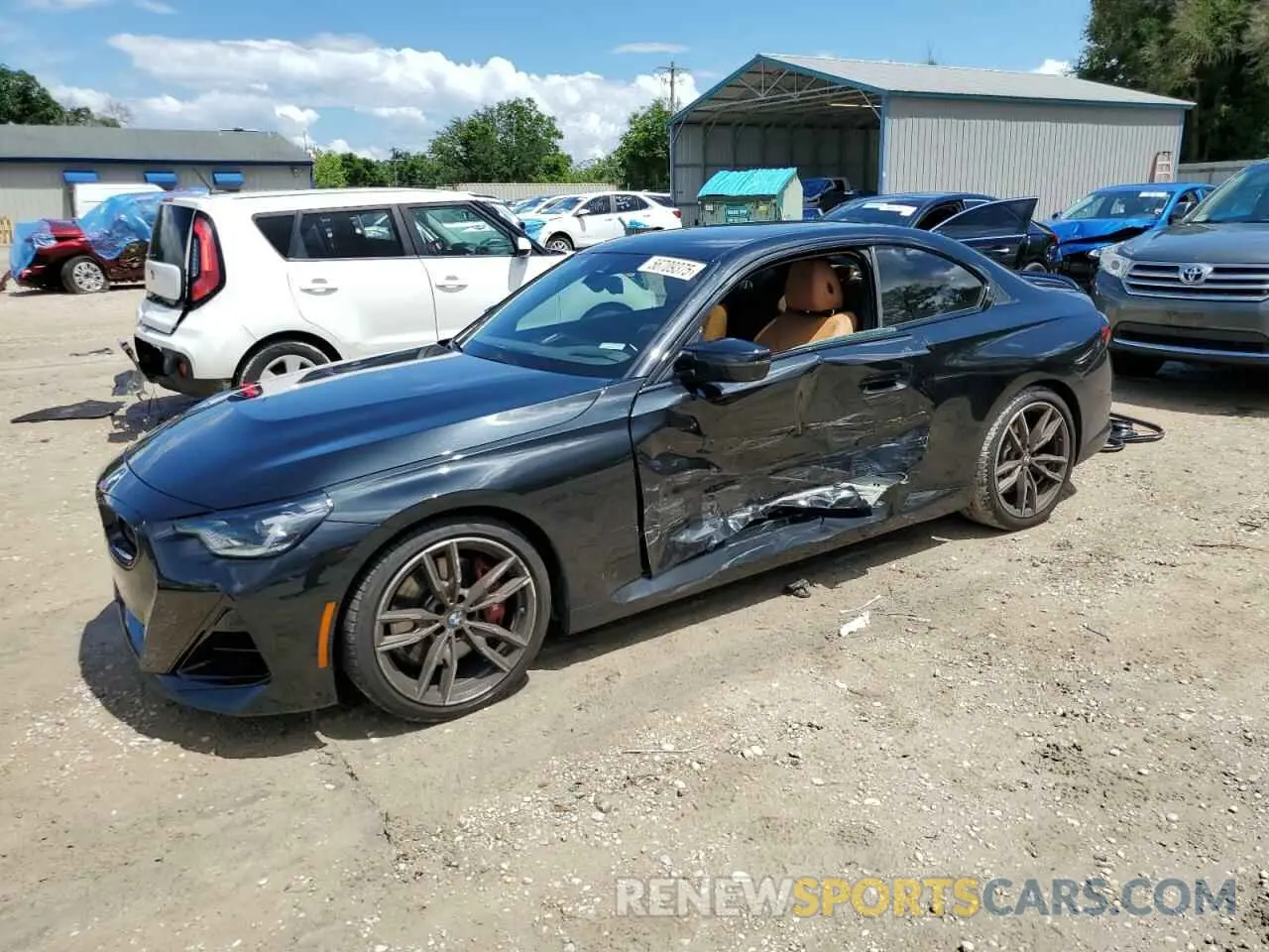 1 Photograph of a damaged car 3MW43CM07R8E51723 BMW M2 2024