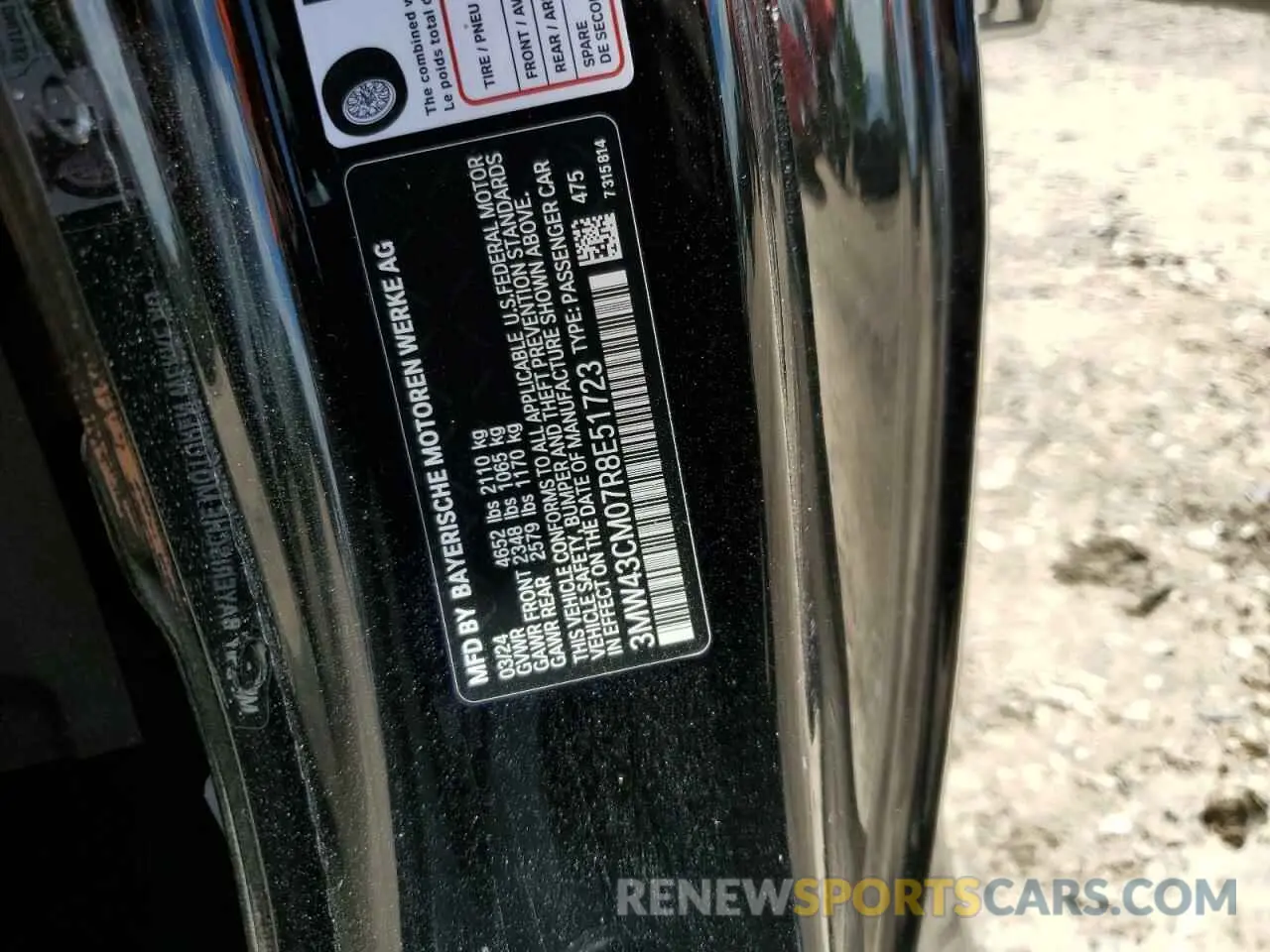13 Photograph of a damaged car 3MW43CM07R8E51723 BMW M2 2024