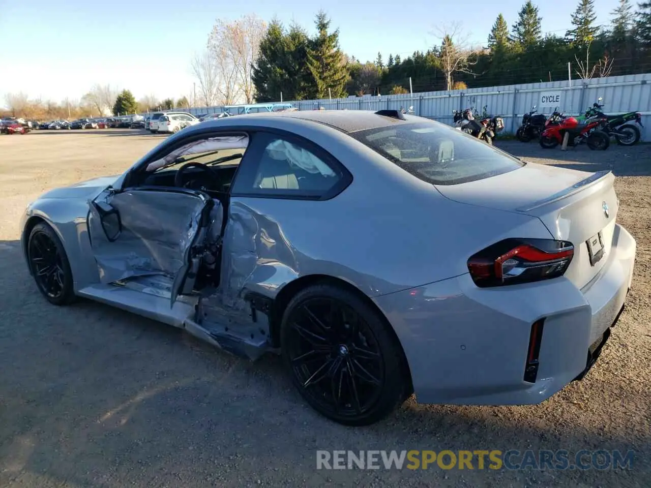 2 Photograph of a damaged car 3MF23DM03S8F00757 BMW M2 2025