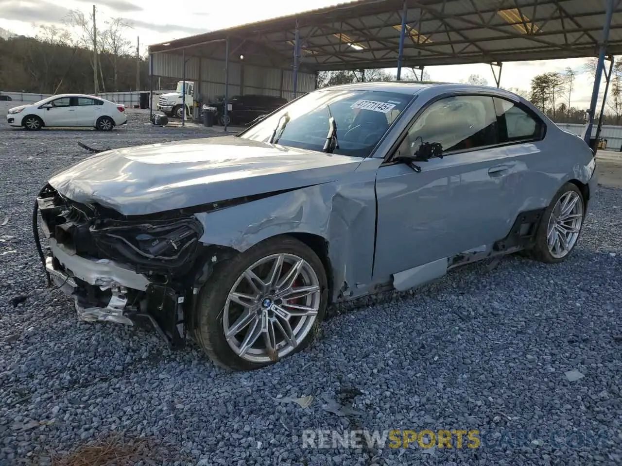 1 Photograph of a damaged car 3MF23DM04S8F04039 BMW M2 2025