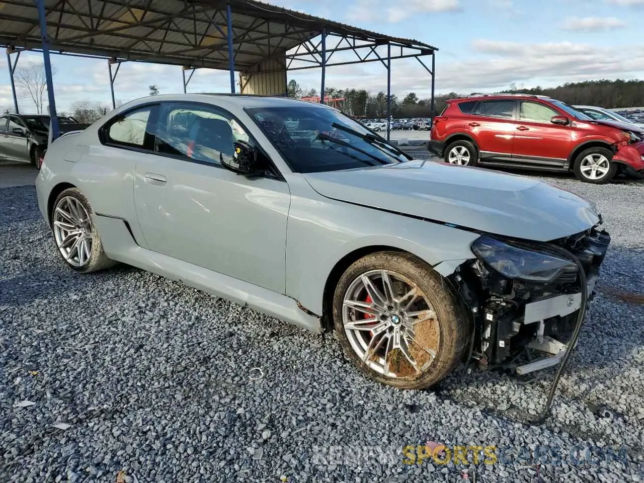 4 Photograph of a damaged car 3MF23DM04S8F04039 BMW M2 2025
