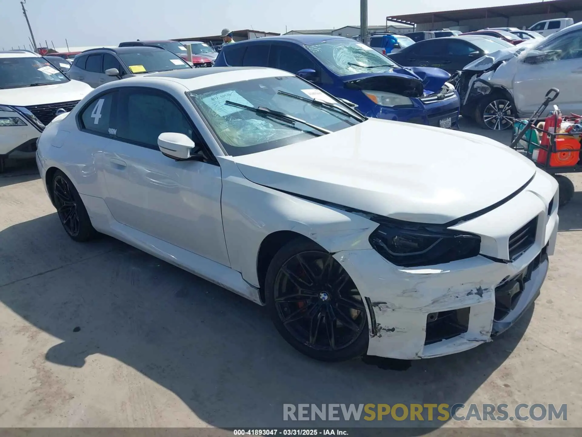 1 Photograph of a damaged car 3MF23DM07S8F12488 BMW M2 2025