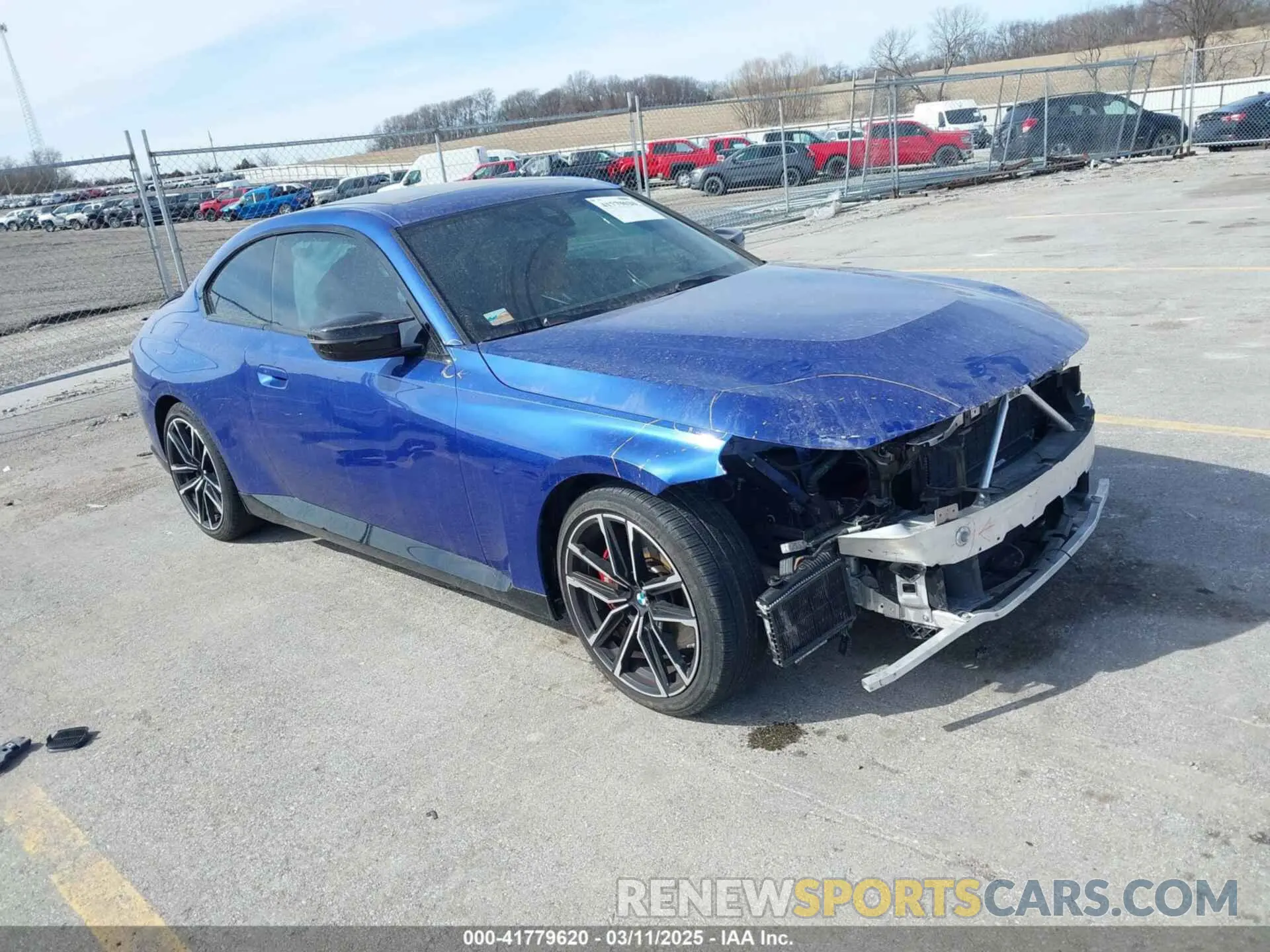 1 Photograph of a damaged car 3MW53CM06R8E49921 BMW M240 2024