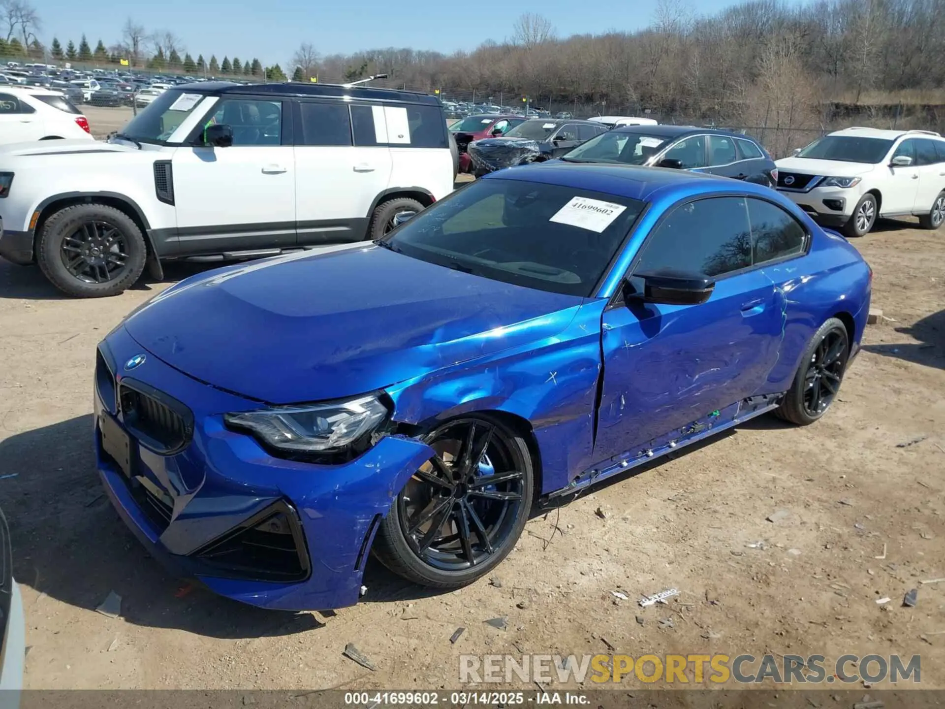 2 Photograph of a damaged car 3MW53CM07R8E05569 BMW M240 2024