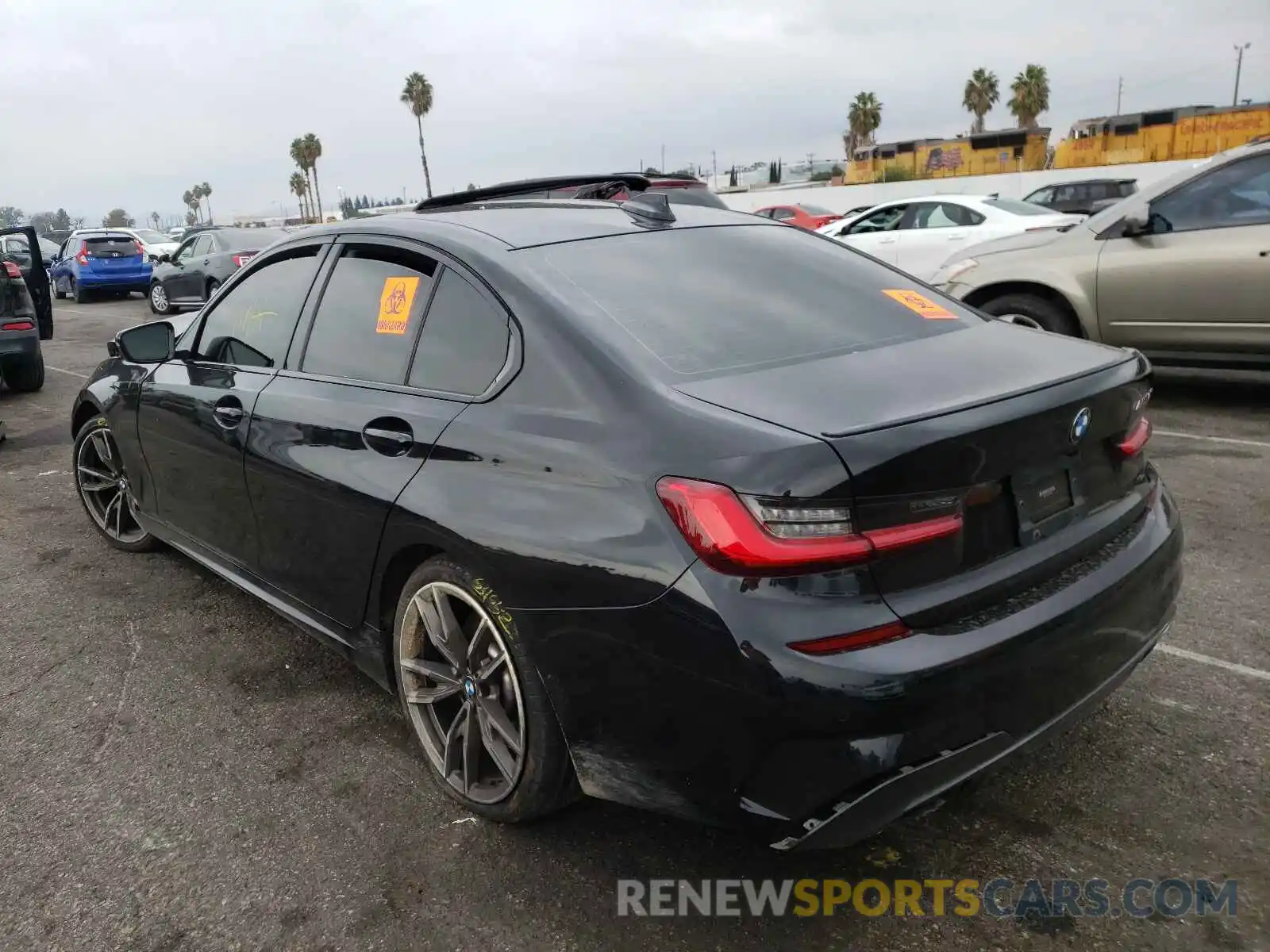 3 Photograph of a damaged car 3MW5U7J01L8B41829 BMW M3 2020