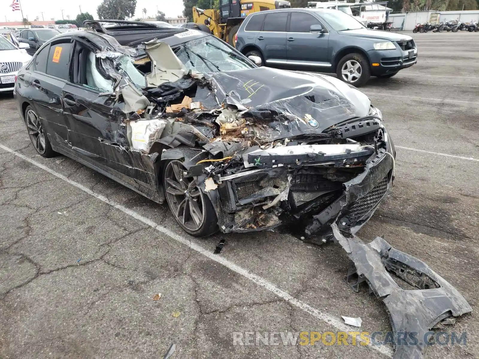 9 Photograph of a damaged car 3MW5U7J01L8B41829 BMW M3 2020