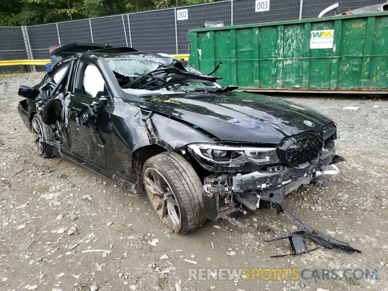 1 Photograph of a damaged car 3MW5U7J03L8B40147 BMW M3 2020