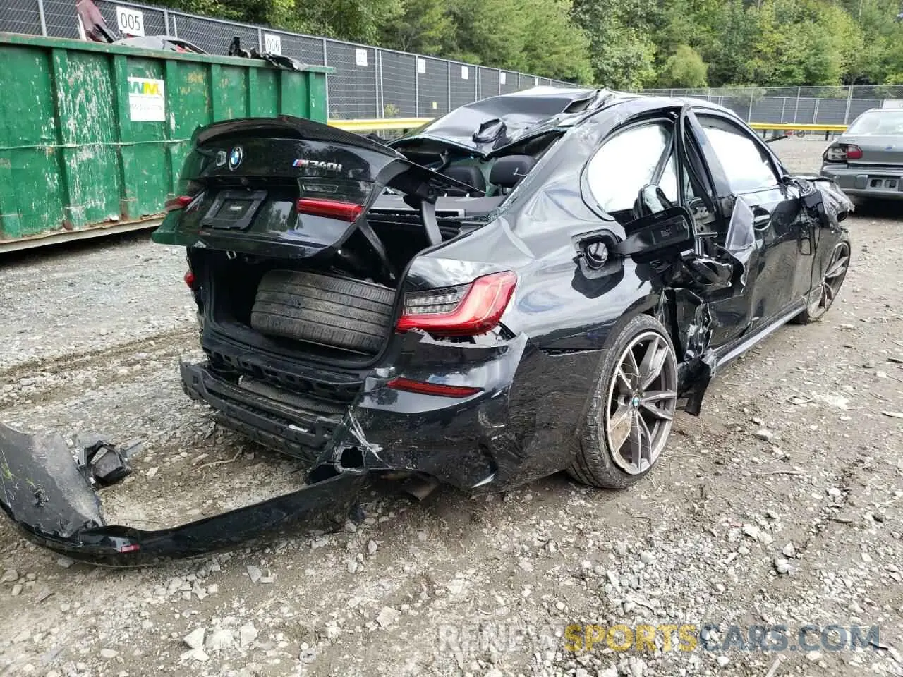 4 Photograph of a damaged car 3MW5U7J03L8B40147 BMW M3 2020