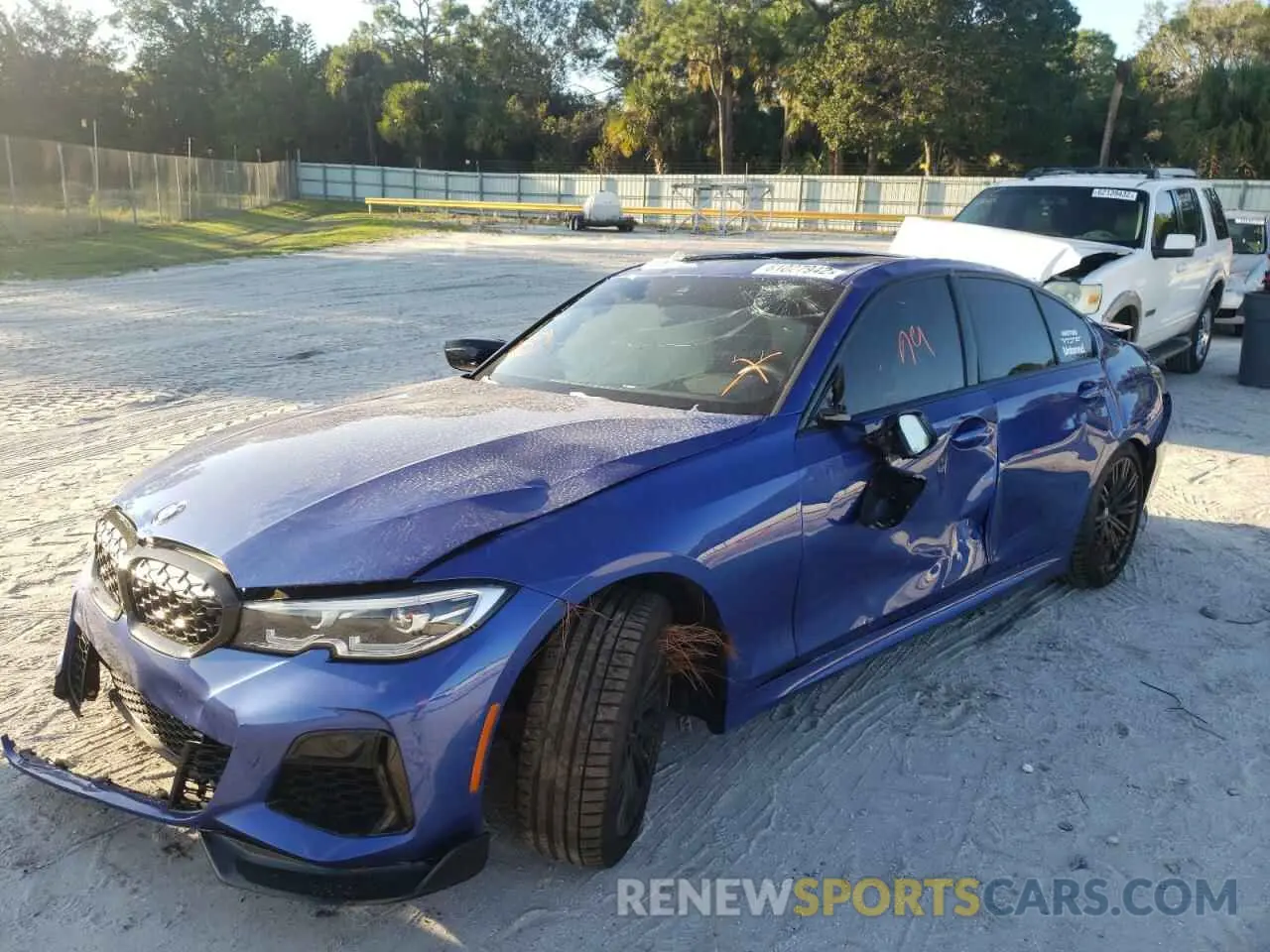 2 Photograph of a damaged car WBA5U7C00LFH29566 BMW M3 2020