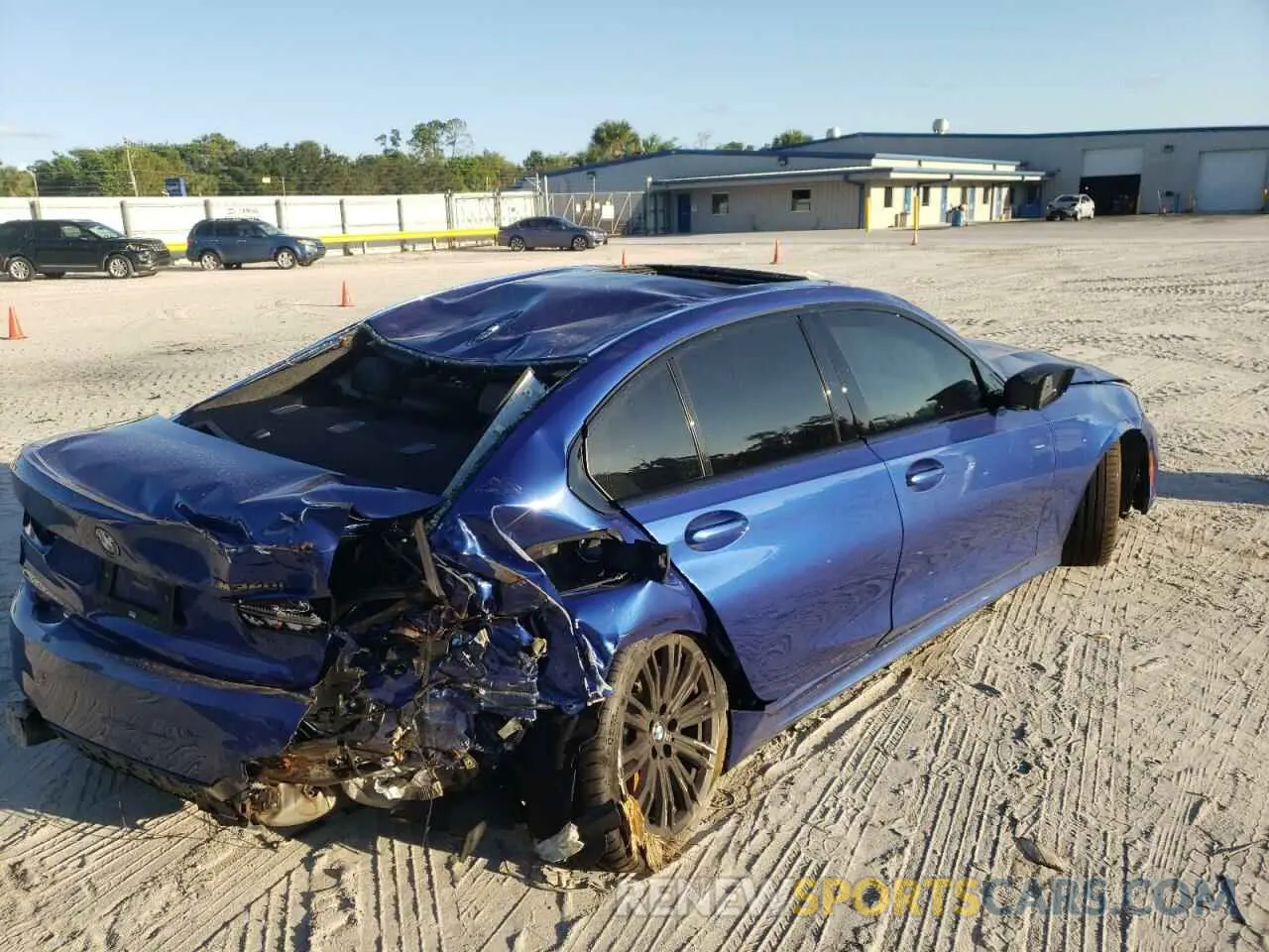 4 Photograph of a damaged car WBA5U7C00LFH29566 BMW M3 2020