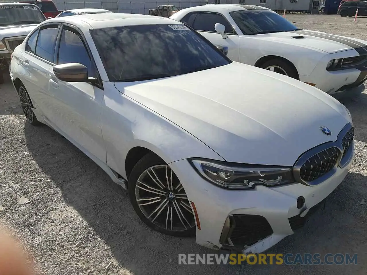 1 Photograph of a damaged car WBA5U7C00LFH31687 BMW M3 2020