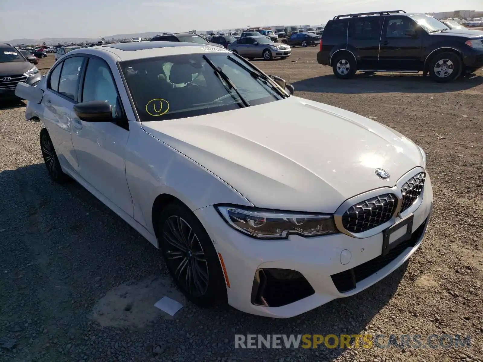 1 Photograph of a damaged car WBA5U7C02LA234666 BMW M3 2020