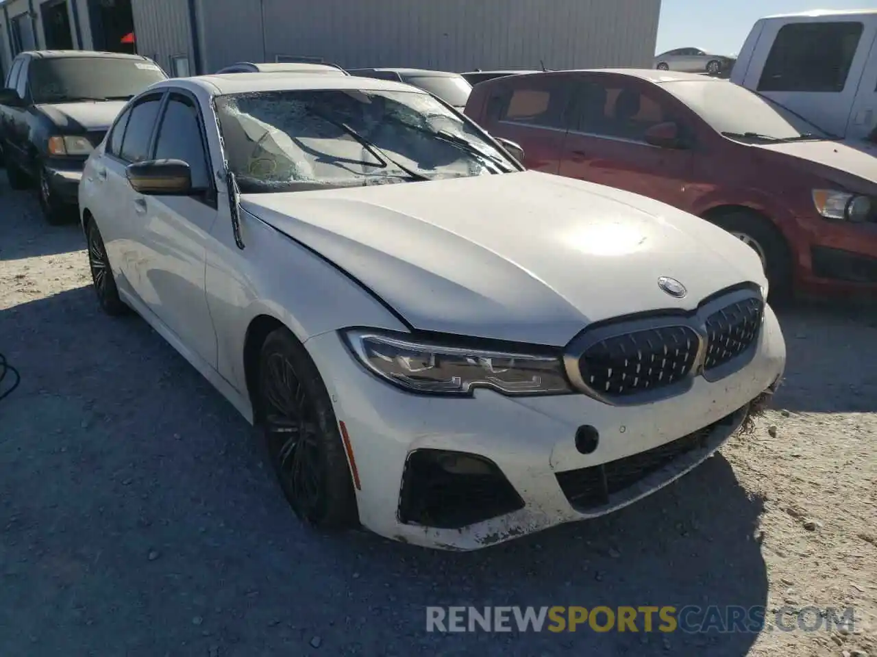 1 Photograph of a damaged car WBA5U7C04LA234765 BMW M3 2020