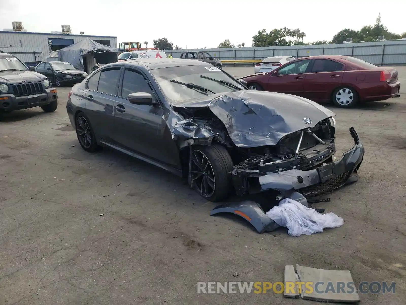 1 Photograph of a damaged car WBA5U7C05LA286633 BMW M3 2020