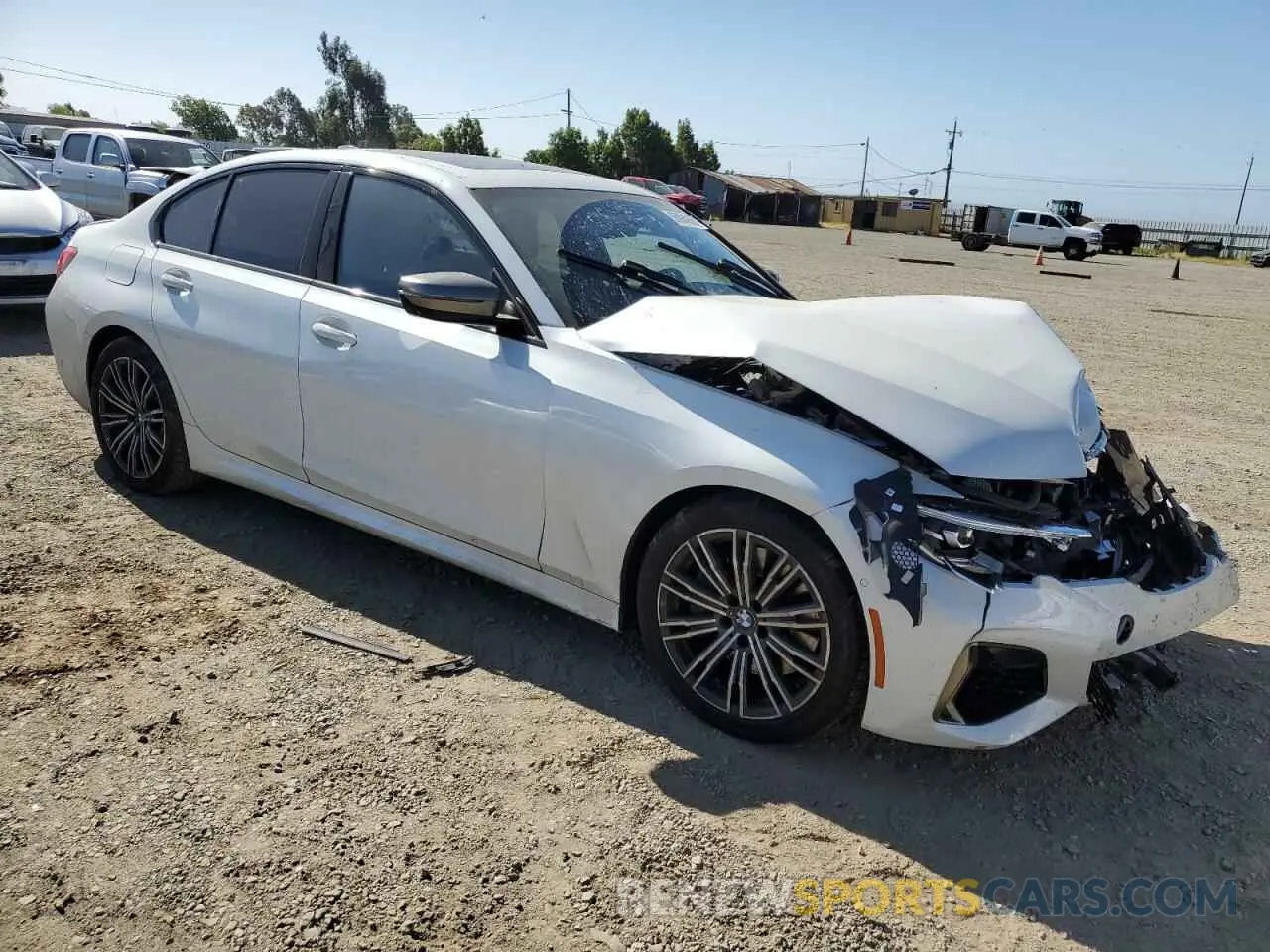4 Photograph of a damaged car WBA5U7C06LA232435 BMW M3 2020