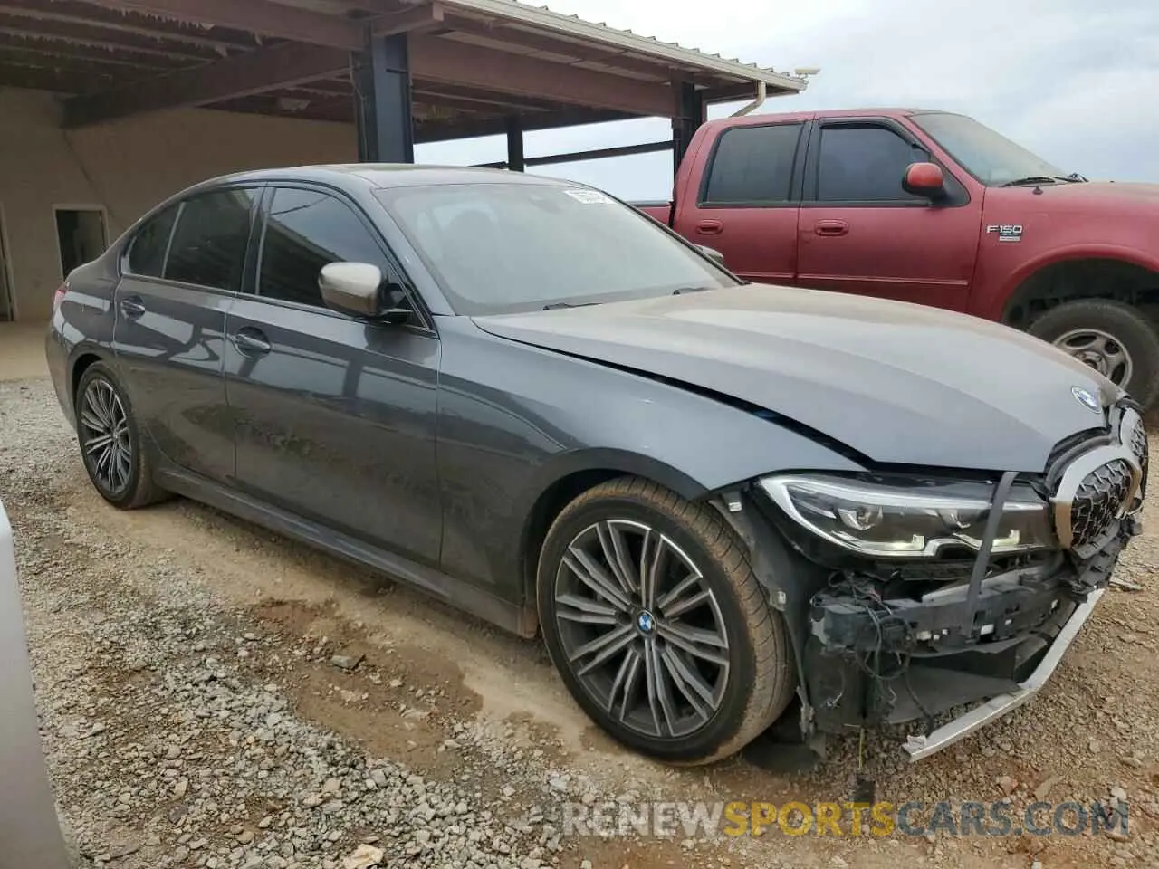 4 Photograph of a damaged car WBA5U7C06LFH01576 BMW M3 2020