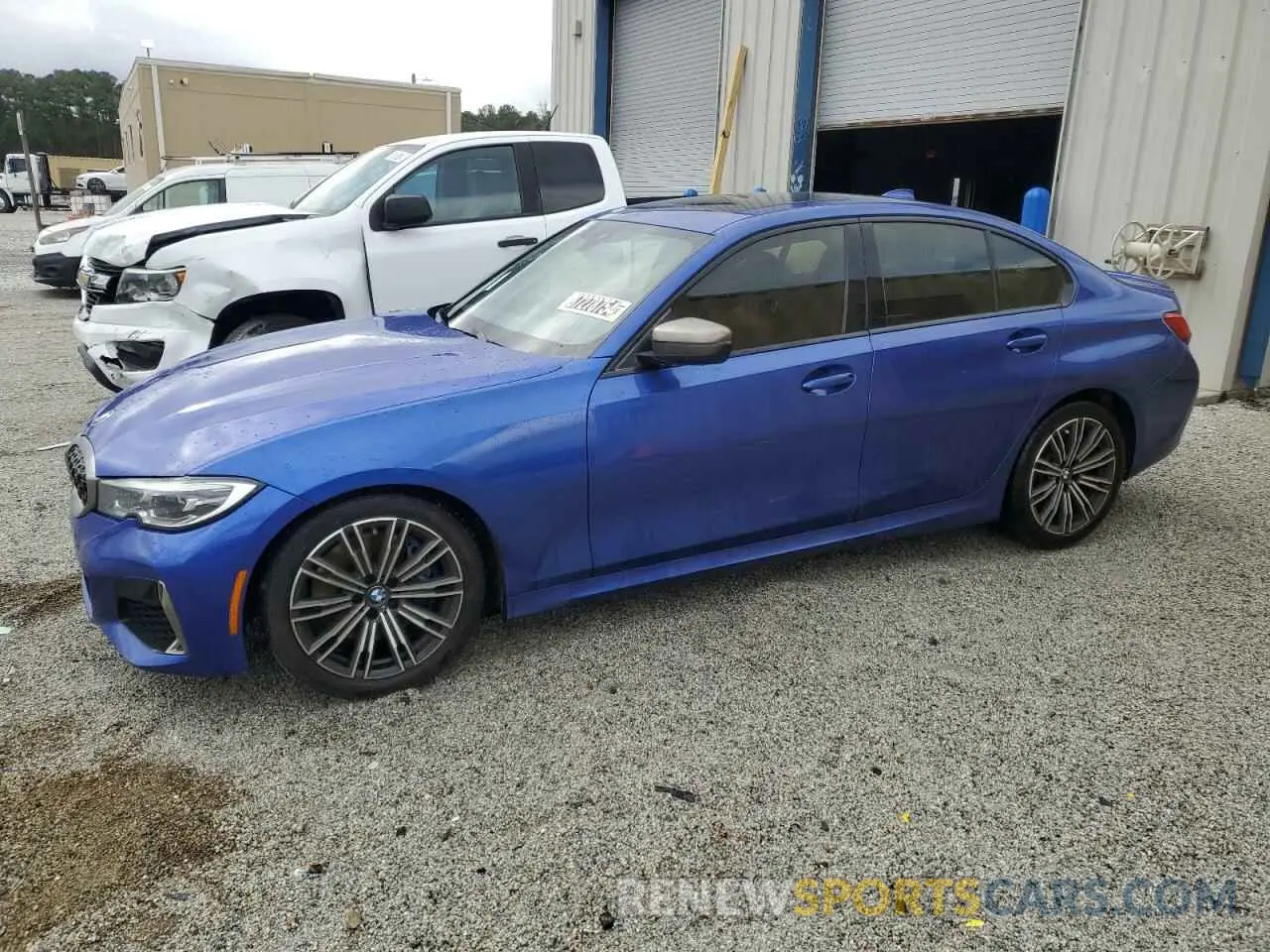 1 Photograph of a damaged car WBA5U7C06LFH08141 BMW M3 2020