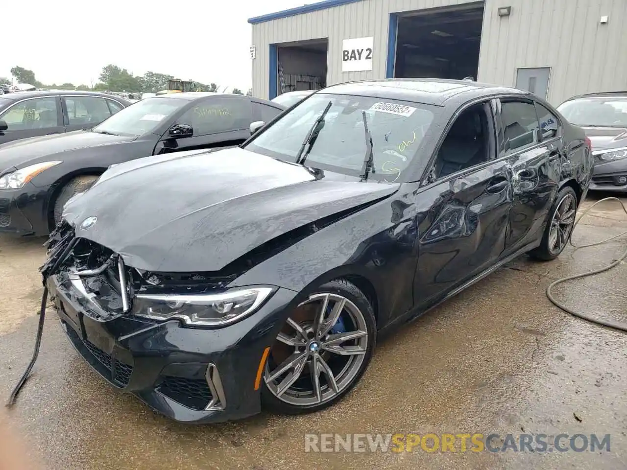 2 Photograph of a damaged car WBA5U9C00LFH26162 BMW M3 2020