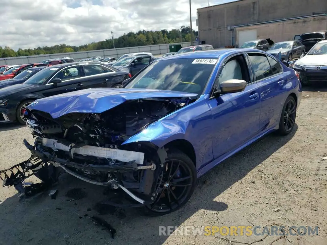 2 Photograph of a damaged car WBA5U9C00LFH67780 BMW M3 2020