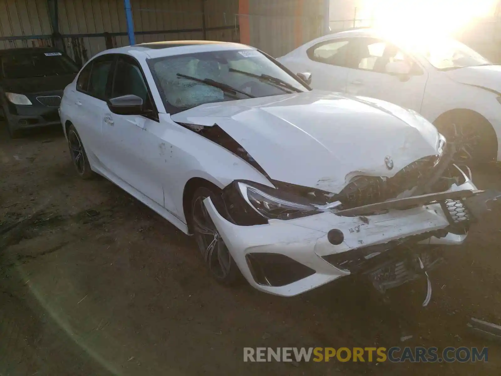 1 Photograph of a damaged car WBA5U9C01LFH15039 BMW M3 2020