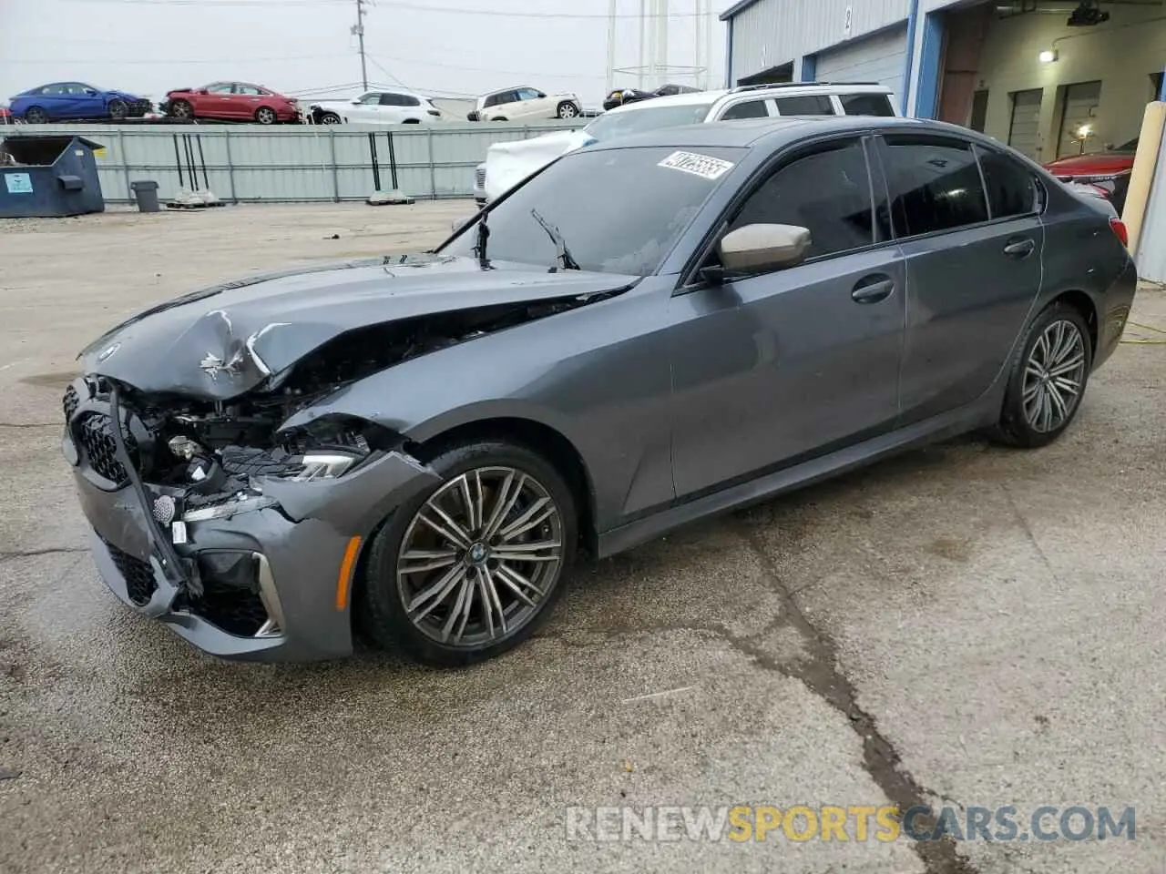 1 Photograph of a damaged car WBA5U9C01LFJ35013 BMW M3 2020