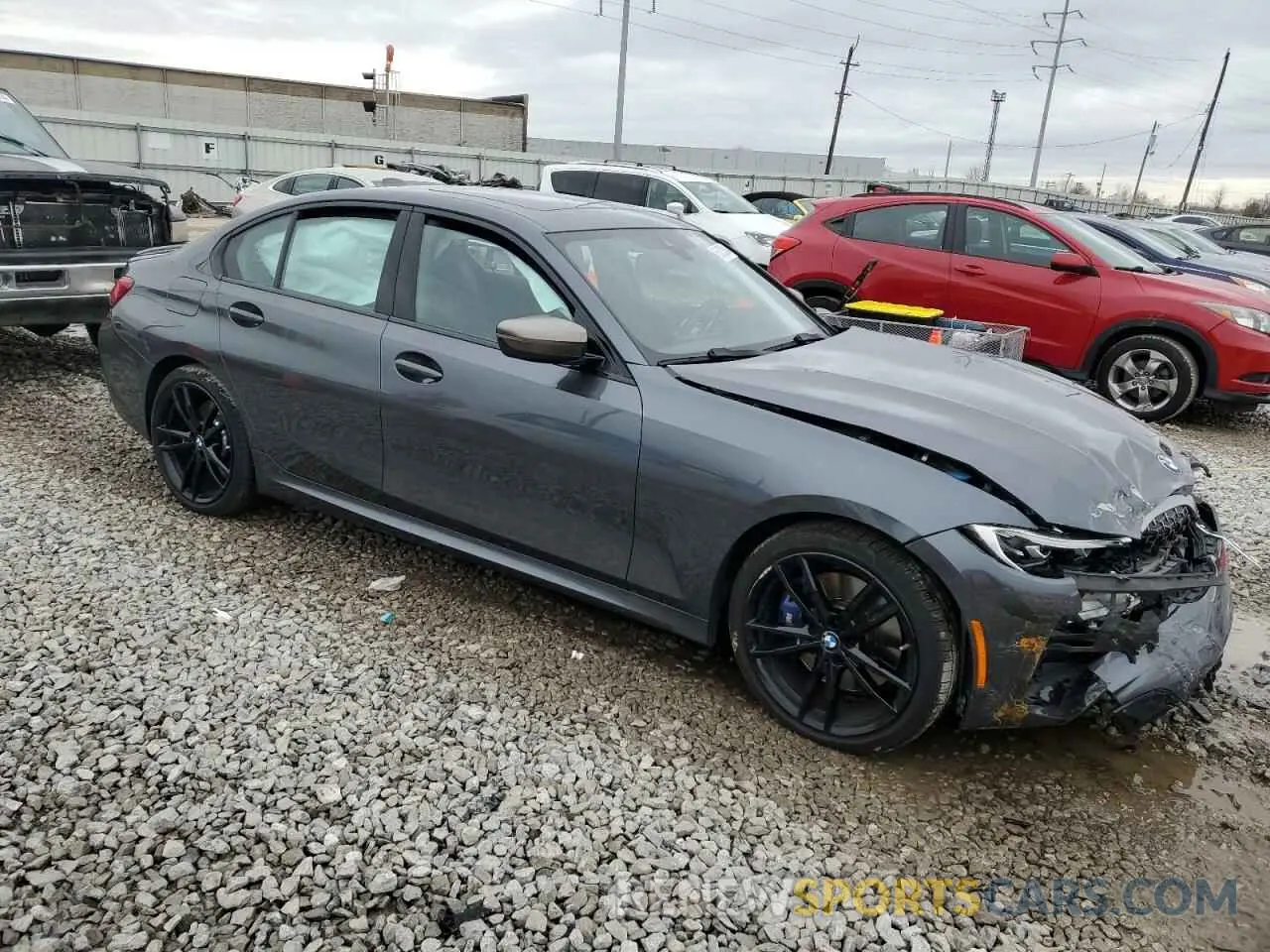 4 Photograph of a damaged car WBA5U9C03LFH43408 BMW M3 2020