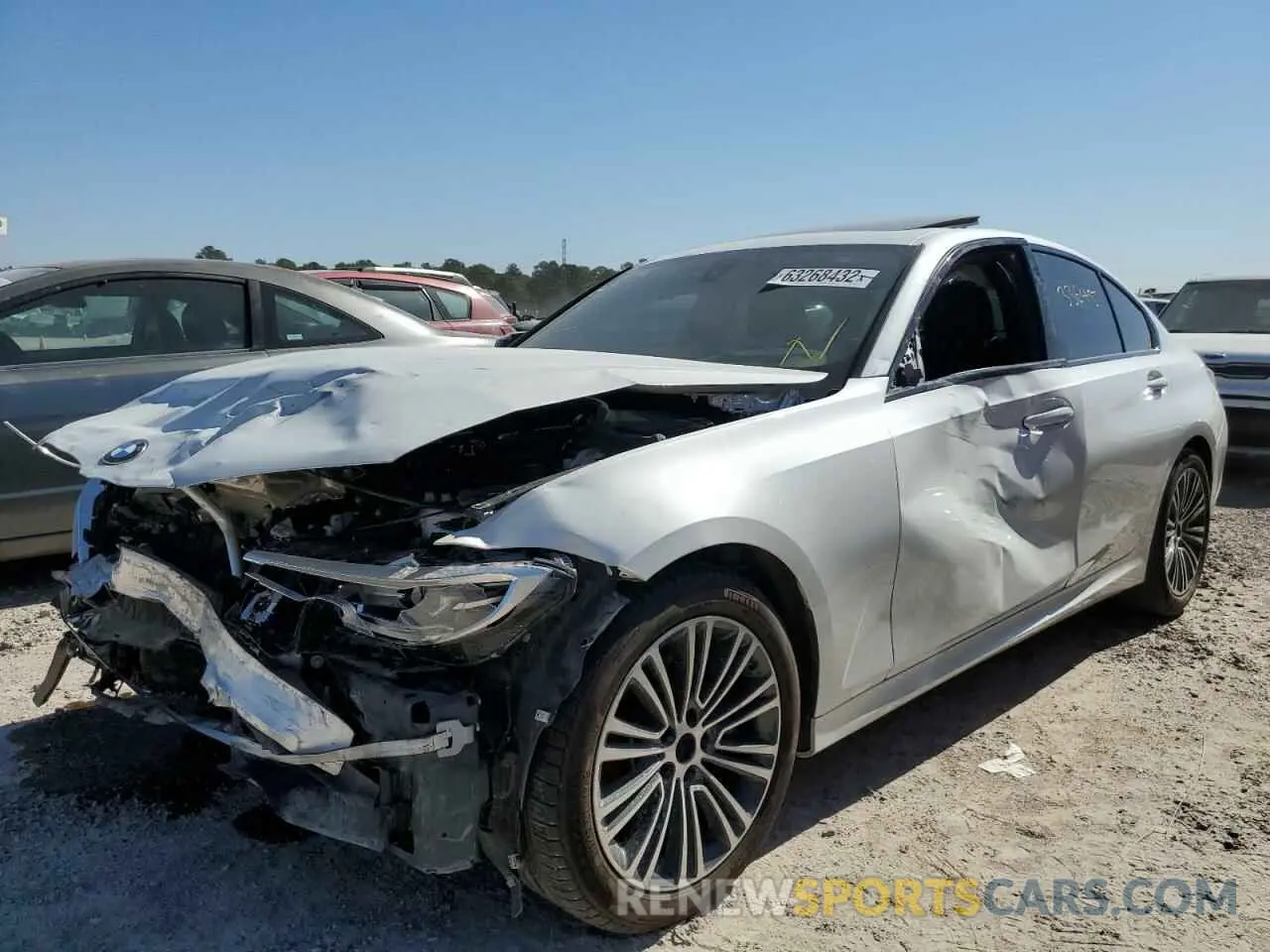 2 Photograph of a damaged car WBA5U9C04LFH28755 BMW M3 2020