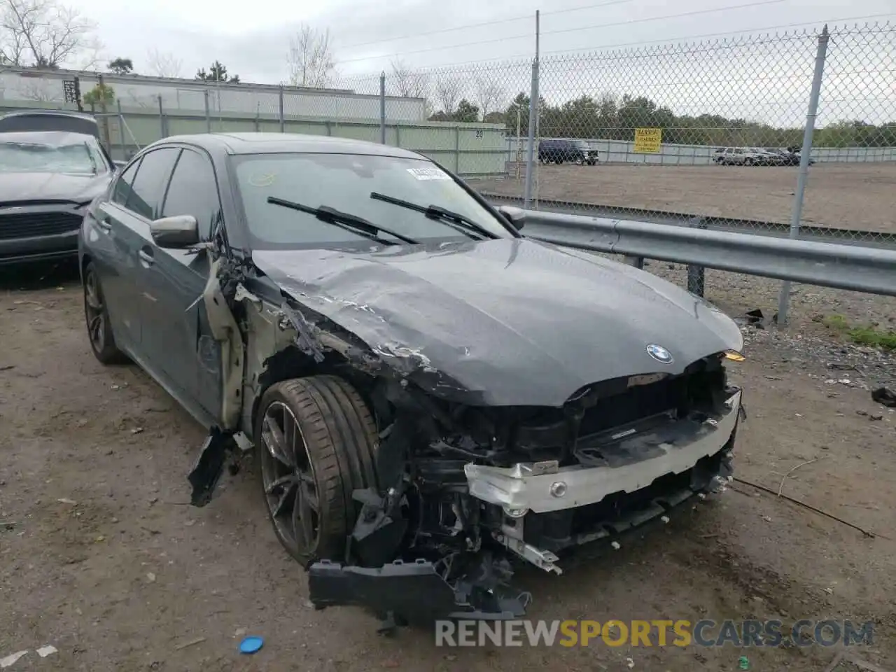 1 Photograph of a damaged car WBA5U9C07LA383425 BMW M3 2020