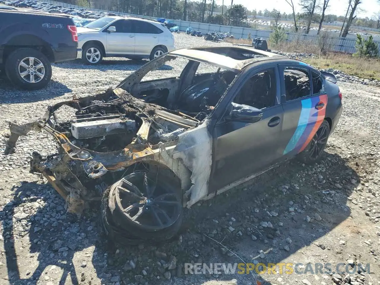 1 Photograph of a damaged car WBA5U9C07LFH02506 BMW M3 2020