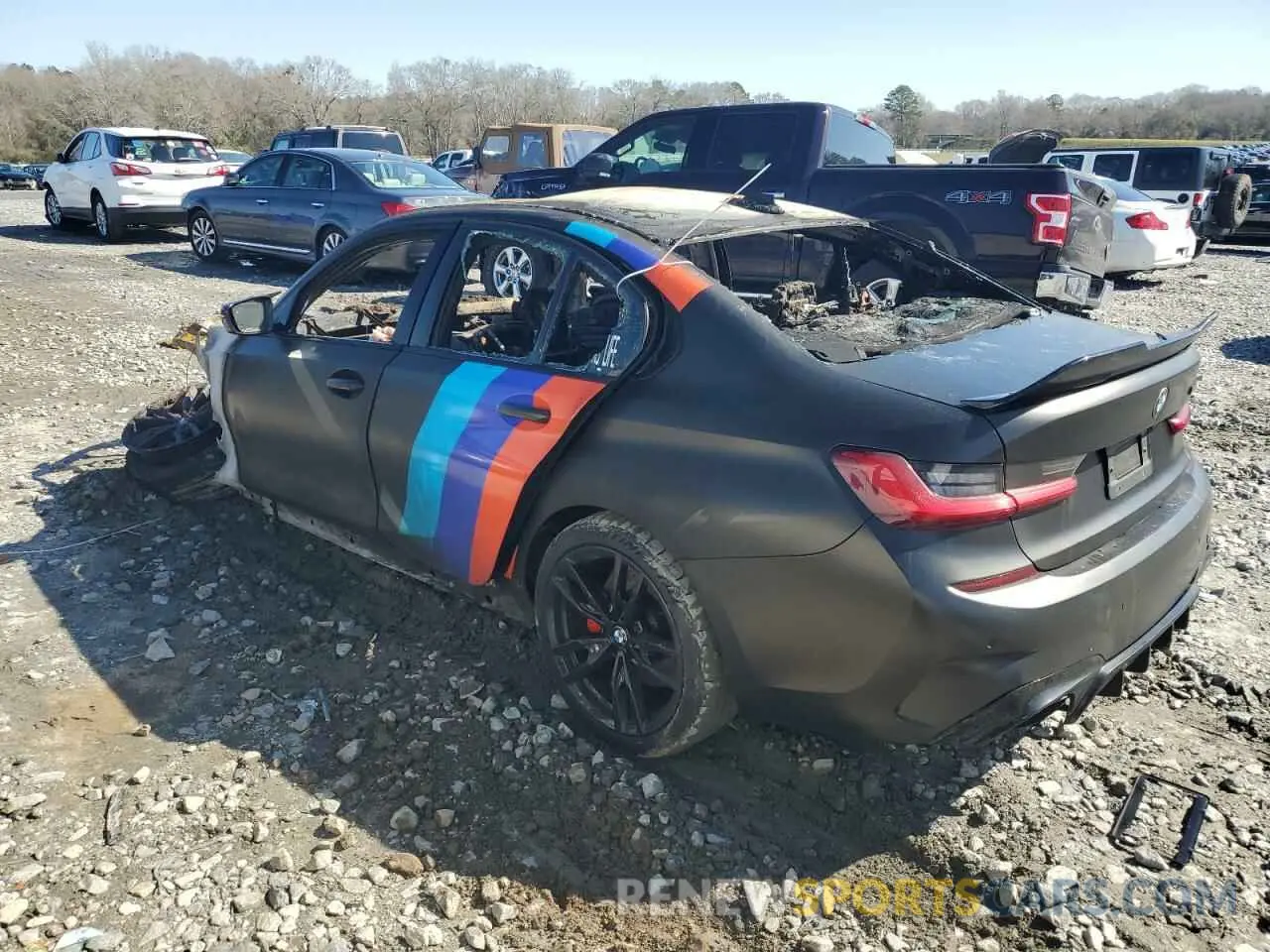 2 Photograph of a damaged car WBA5U9C07LFH02506 BMW M3 2020