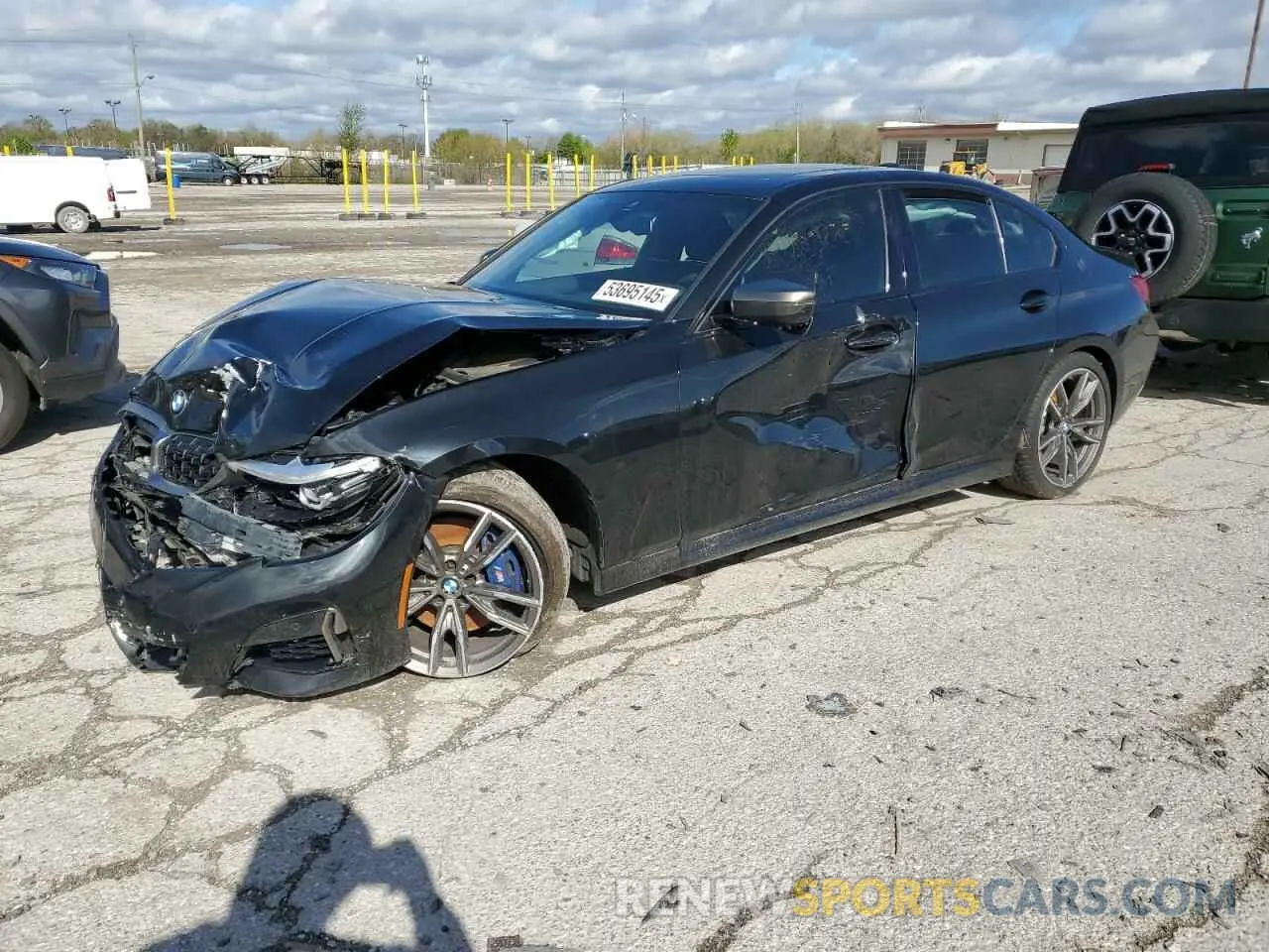 1 Photograph of a damaged car WBA5U9C07LFH99593 BMW M3 2020