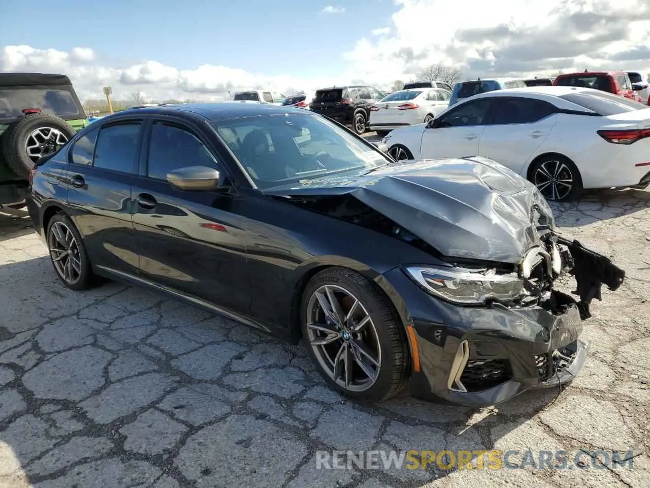 4 Photograph of a damaged car WBA5U9C07LFH99593 BMW M3 2020