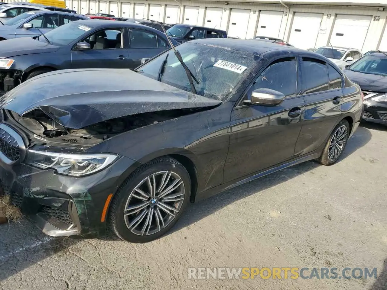 1 Photograph of a damaged car WBA5U9C07LFJ74530 BMW M3 2020