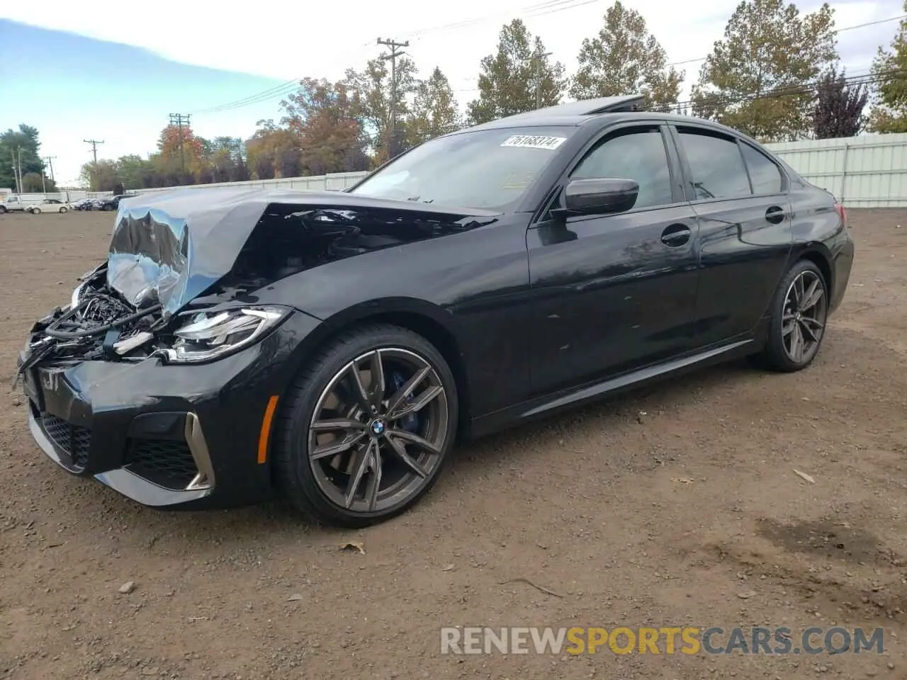 1 Photograph of a damaged car WBA5U9C08LFH59510 BMW M3 2020
