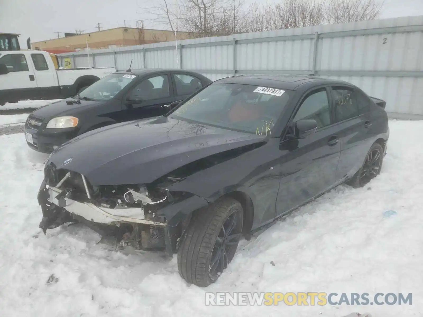 2 Photograph of a damaged car WBA5U9C09LFH36656 BMW M3 2020