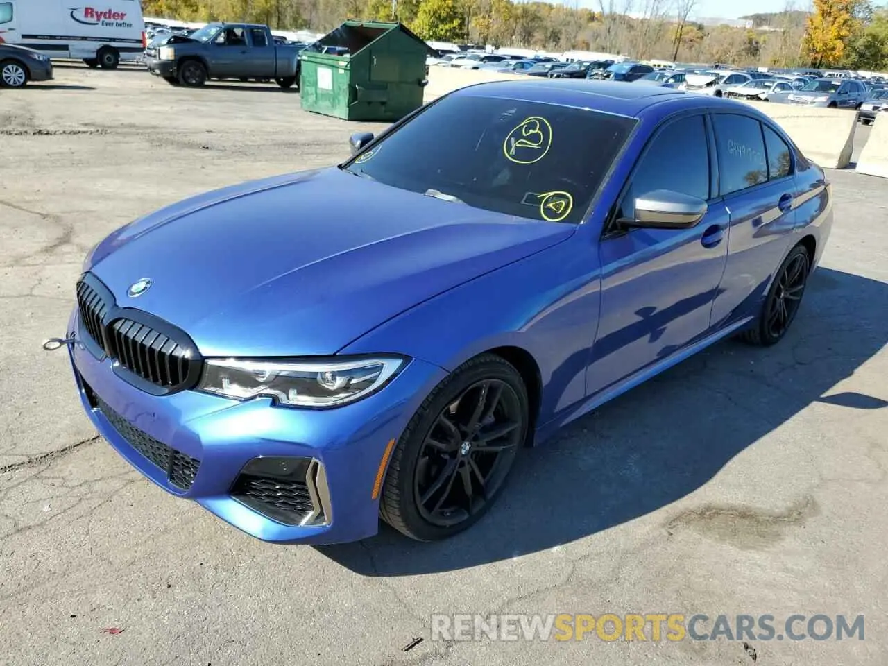 2 Photograph of a damaged car WBA5U9C0XLFH71366 BMW M3 2020