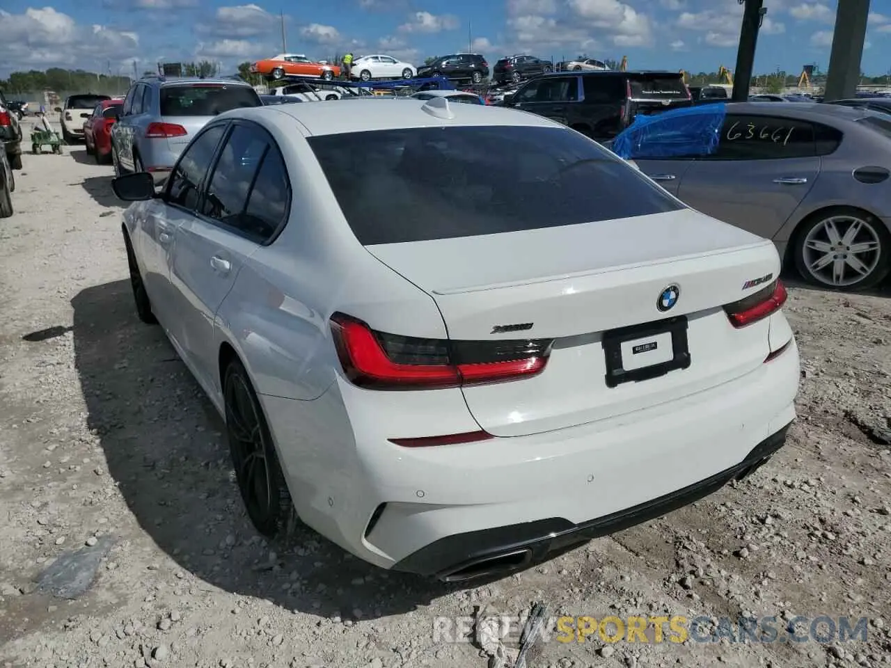 2 Photograph of a damaged car WBA5U9C0XLFJ24009 BMW M3 2020
