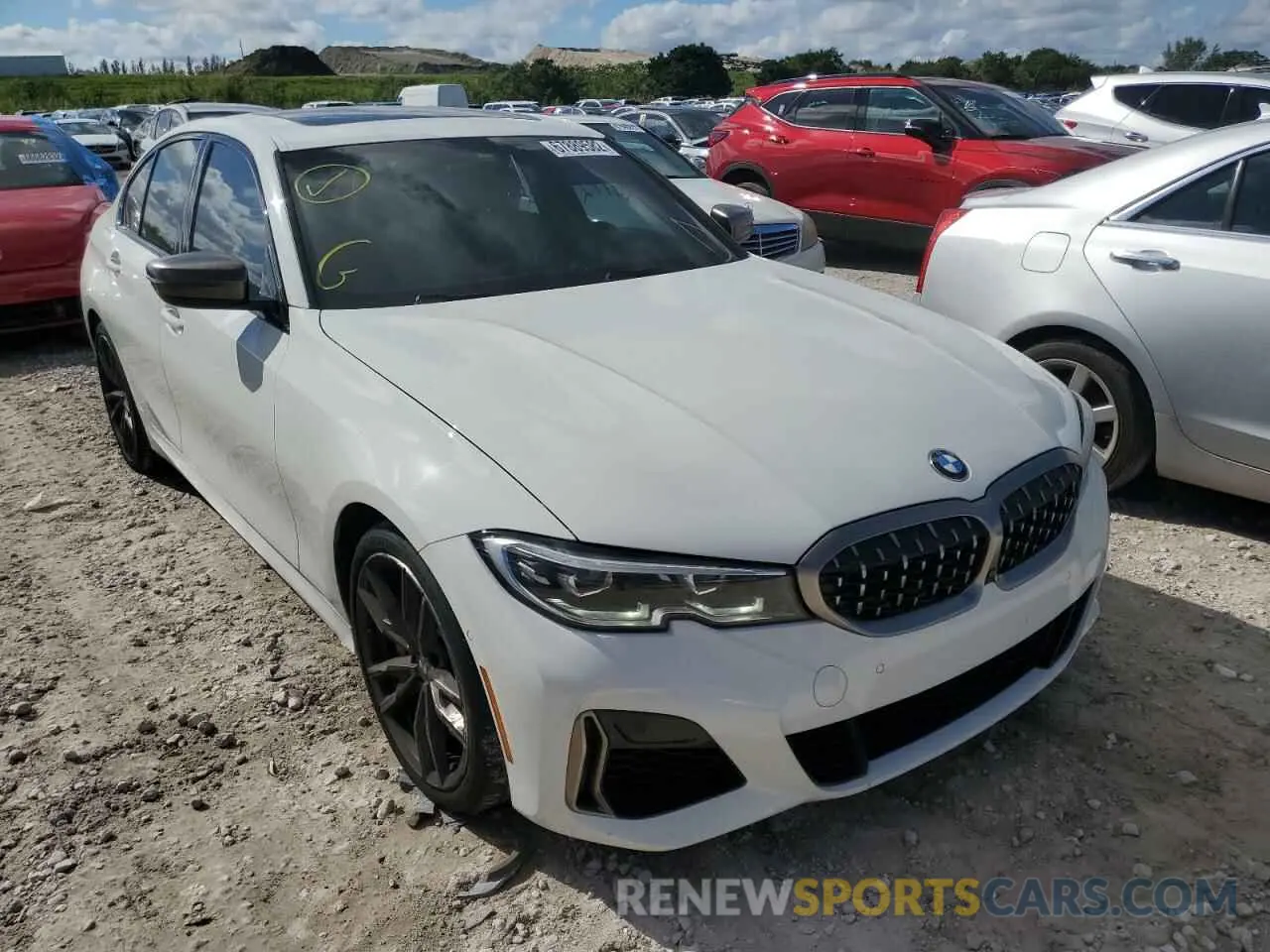 4 Photograph of a damaged car WBA5U9C0XLFJ24009 BMW M3 2020