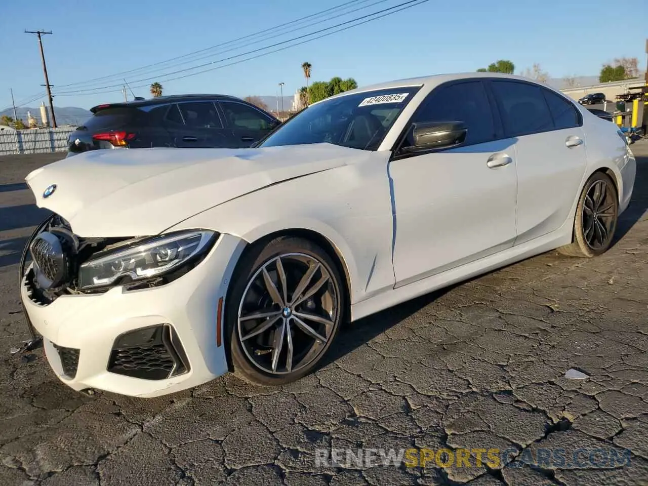 1 Photograph of a damaged car 3MW5U7J05M8B93885 BMW M3 2021