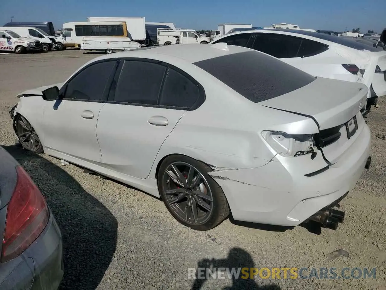 2 Photograph of a damaged car 3MW5U7J06M8B61494 BMW M3 2021