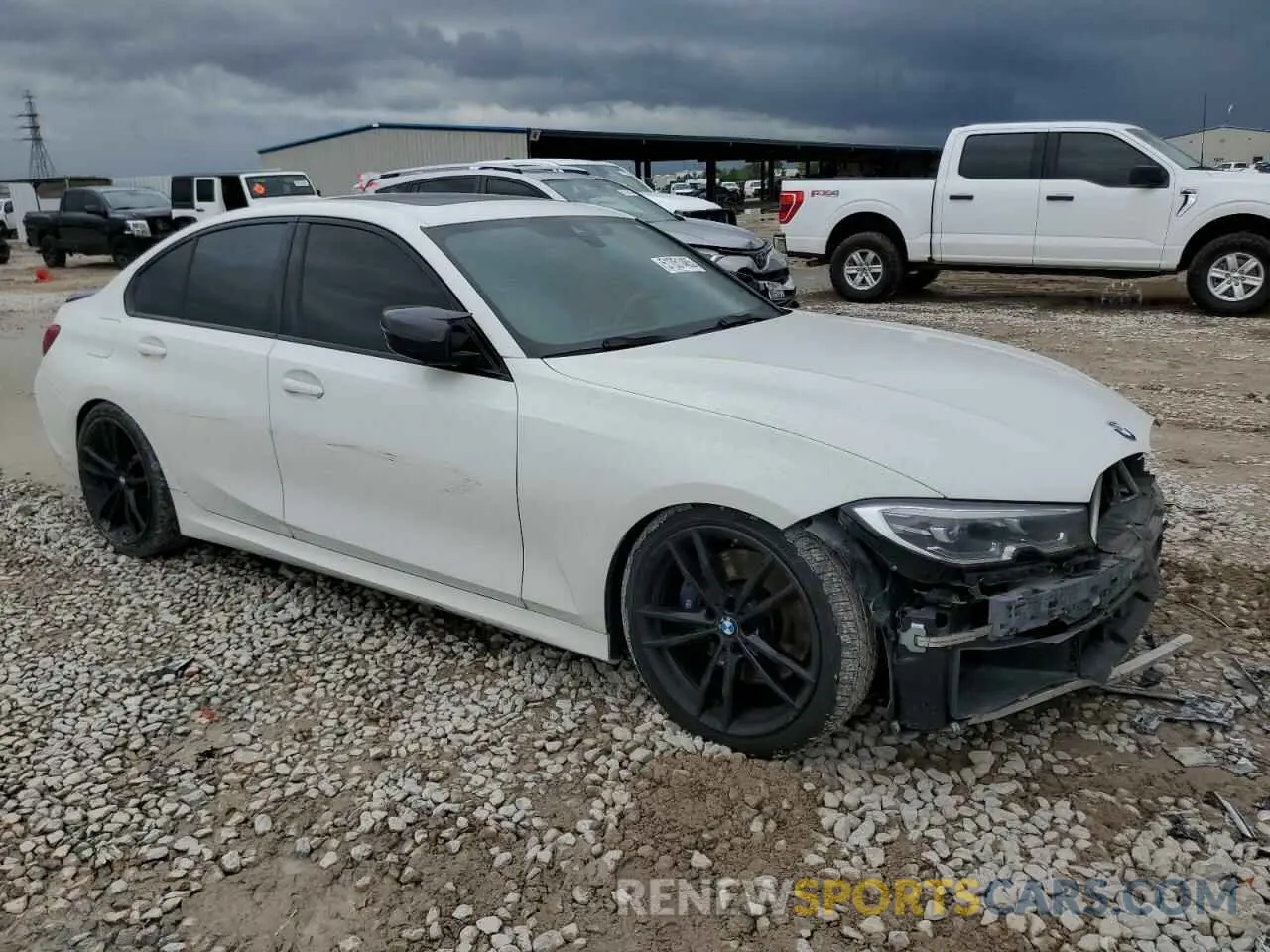4 Photograph of a damaged car 3MW5U7J08M8C10971 BMW M3 2021