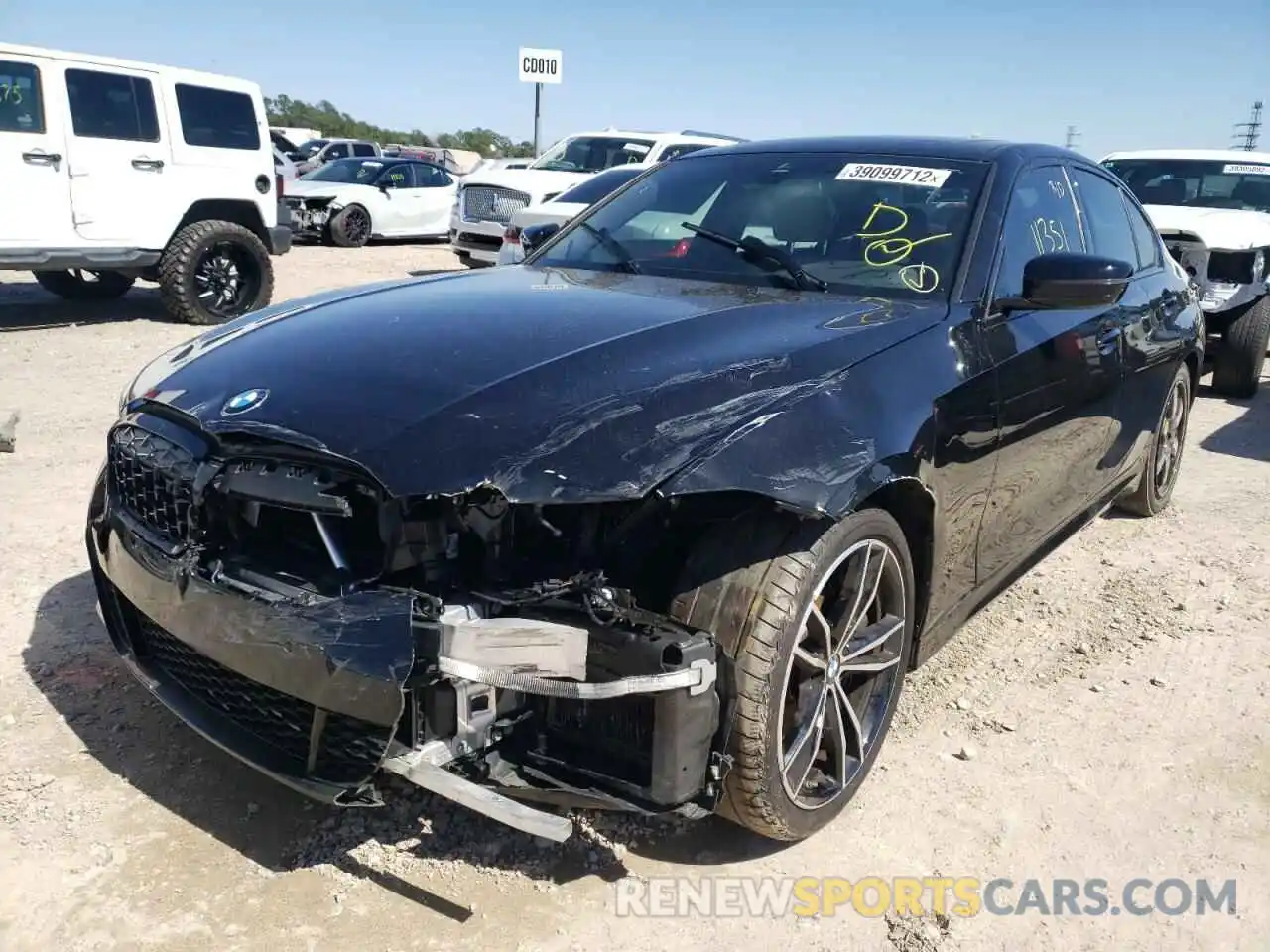 2 Photograph of a damaged car 3MW5U7J09M8B60890 BMW M3 2021