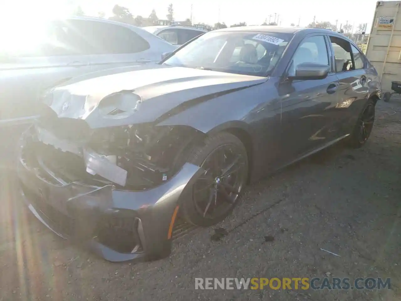 2 Photograph of a damaged car 3MW5U7J09M8C13815 BMW M3 2021