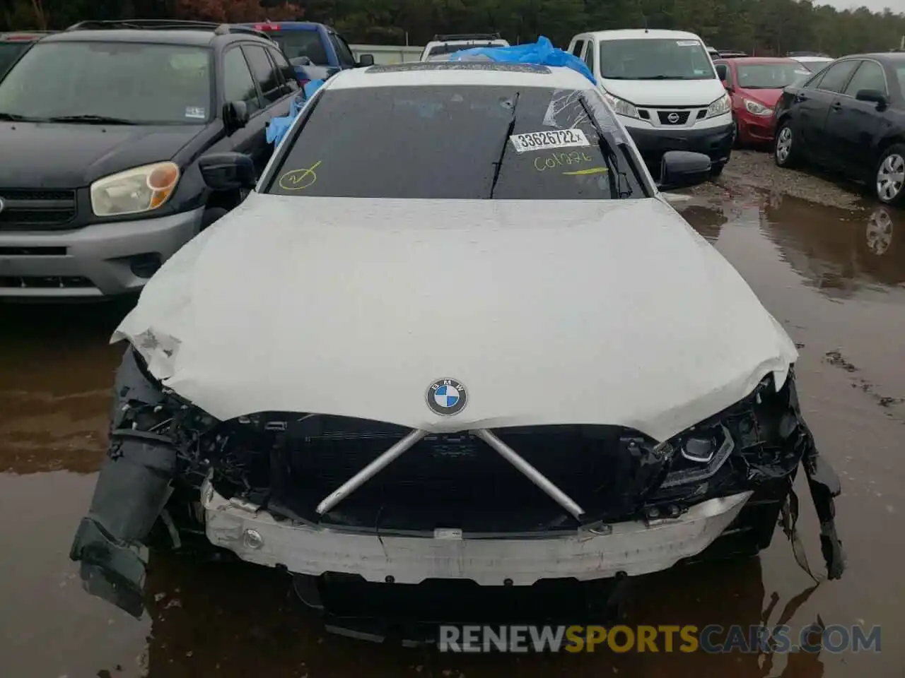 6 Photograph of a damaged car 3MW5U9J02M8C01226 BMW M3 2021