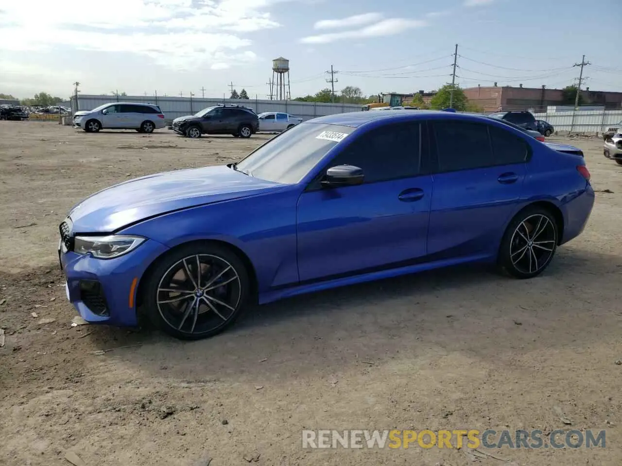 1 Photograph of a damaged car 3MW5U9J03M8B55096 BMW M3 2021