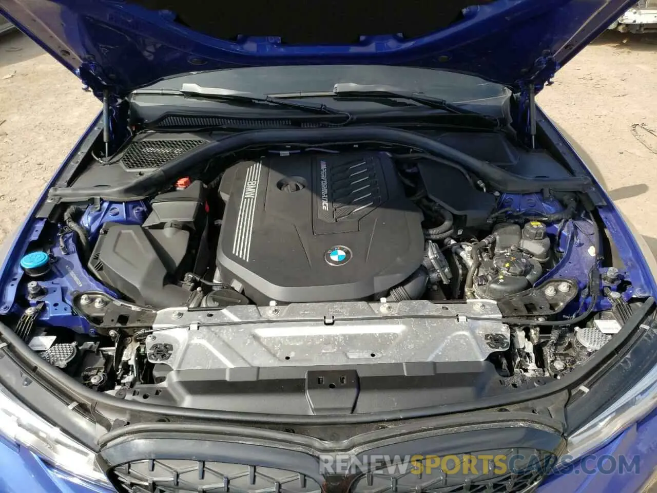11 Photograph of a damaged car 3MW5U9J03M8B55096 BMW M3 2021